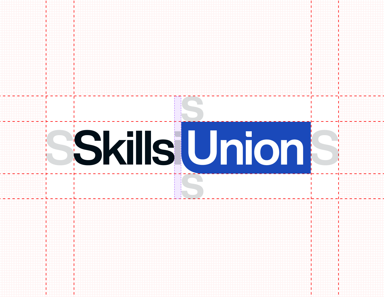 SkillsUnion logo spacing system